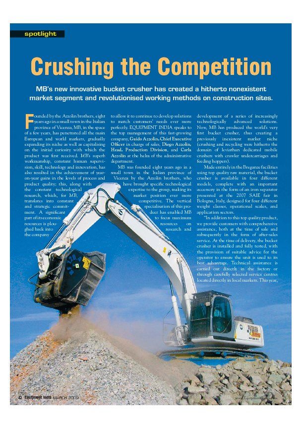  - Crushing the Competition