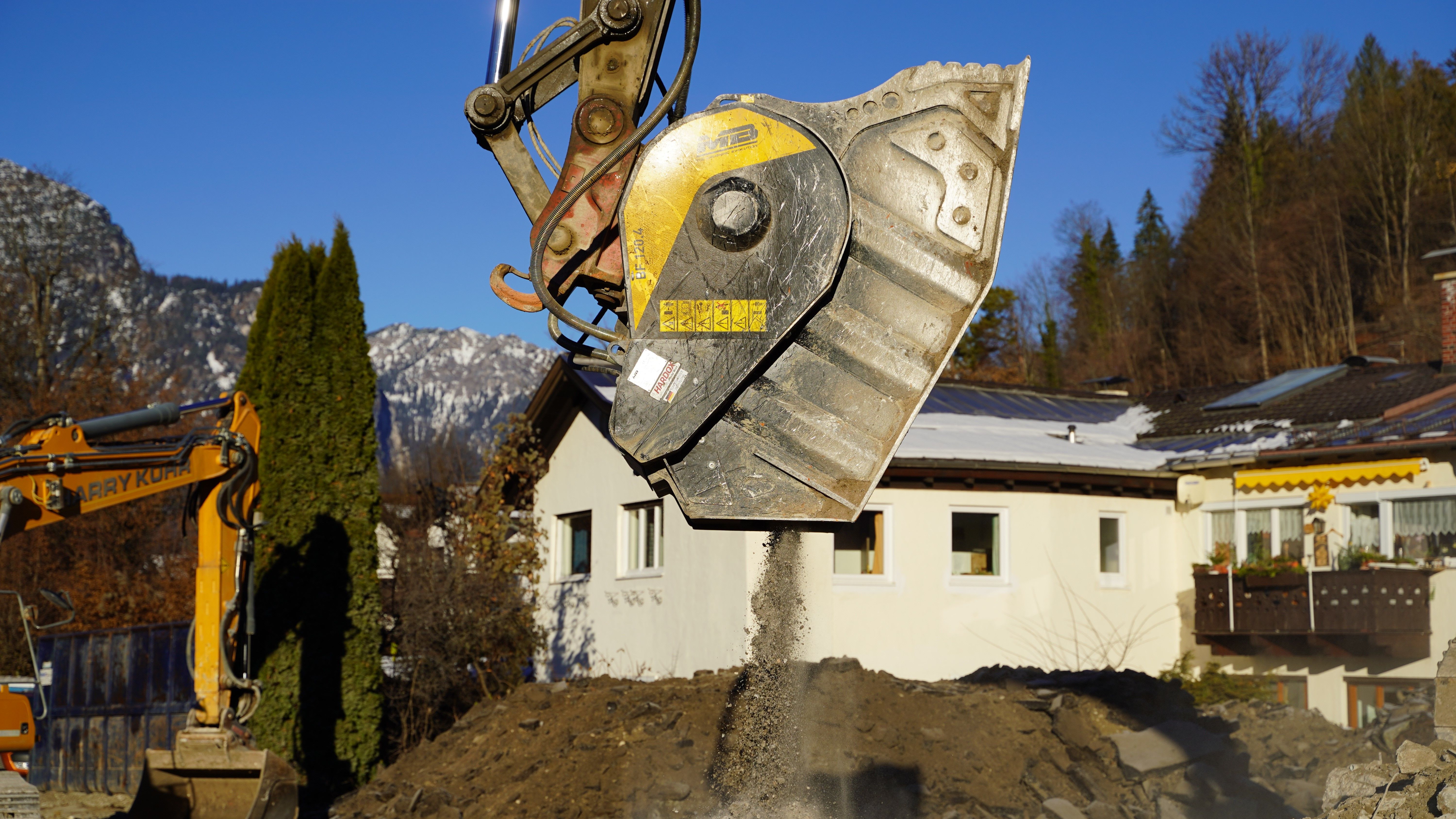 Wenn der Einsatz großer Maschinen unmöglich ist