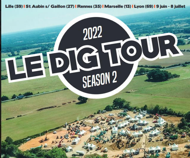  - MB CRUSHER participe au DIG TOUR, le Road Show exclusif de l’année.