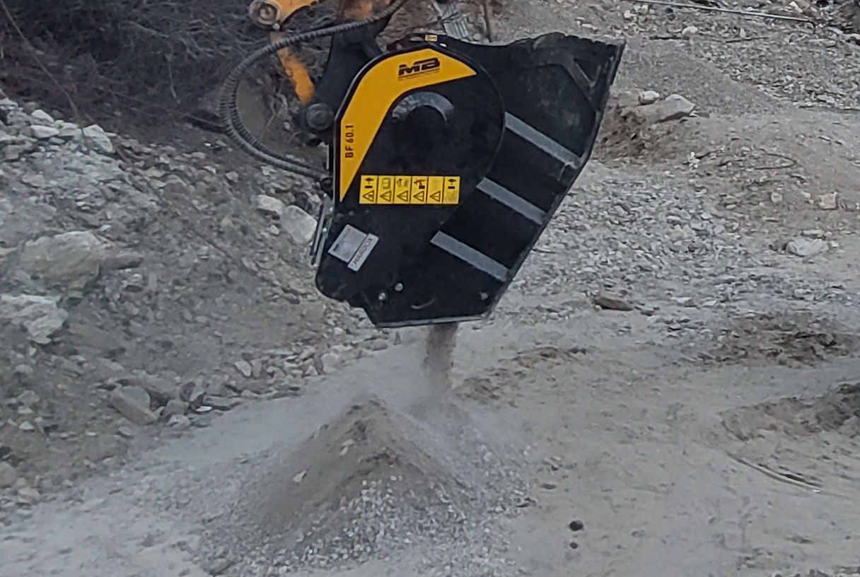 MB Crusher as the effective solution for a remote jobsite