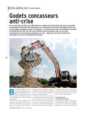 Godets concasseurs anti-crise