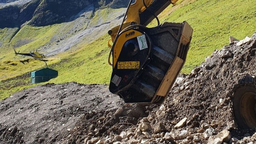 La benna frantoio MB Crusher è Environmental Friendly