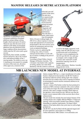 MB launches new model at Intermat