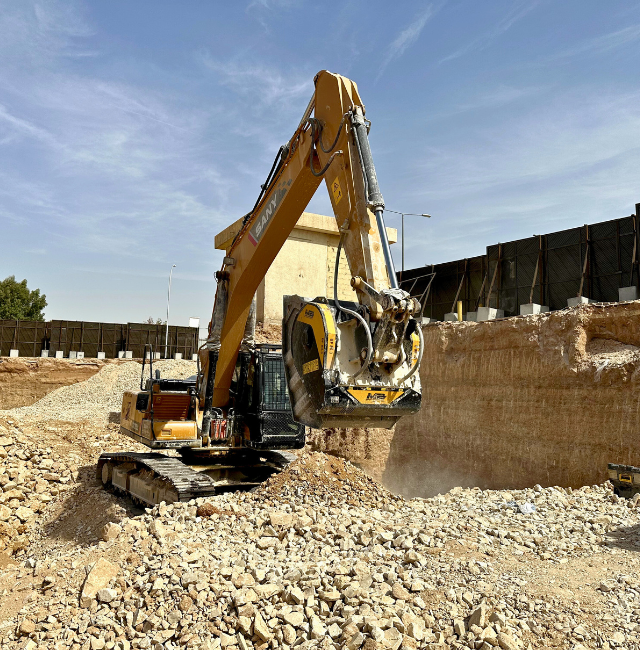 News - MB Crusher is used in big projects that need solid ground 