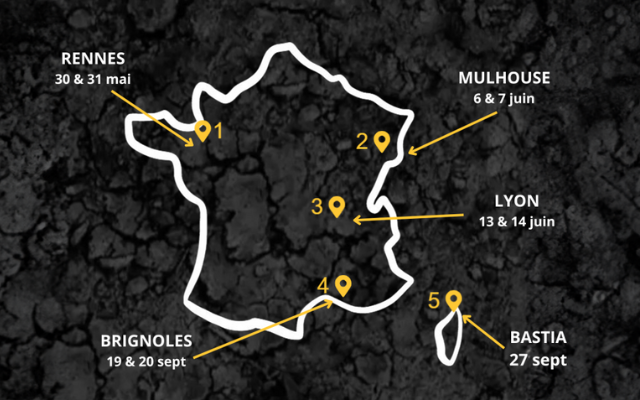 Étapes Dig Tour