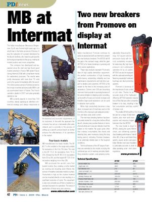 MB at Intermat