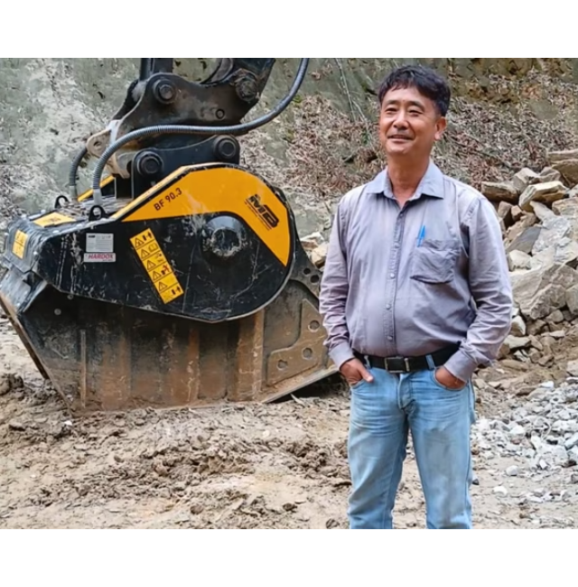 No Electricity? No Problem! MB Crusher Gets the Job Done