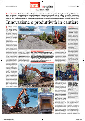 Innovazione e produttività in cantiere