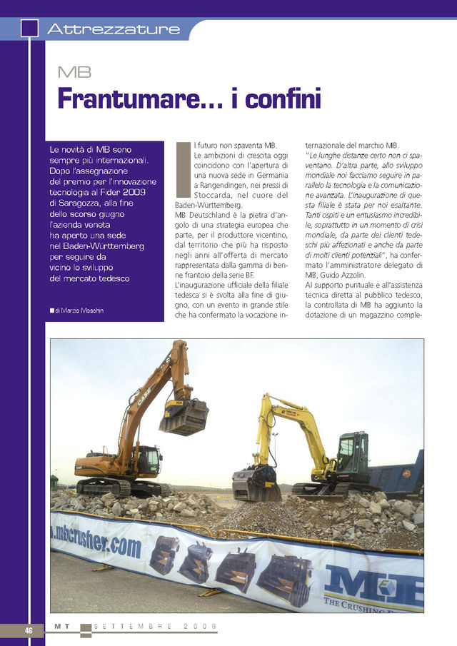  - Frantumare… i confini