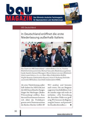 In Deutschland eröffnet die erste Niederlassung außerhalb Italiens