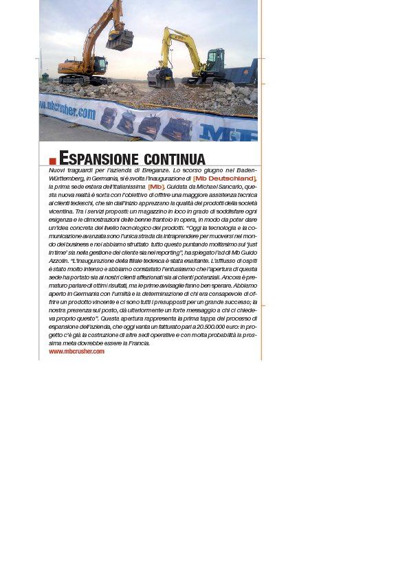  - Espansione continua