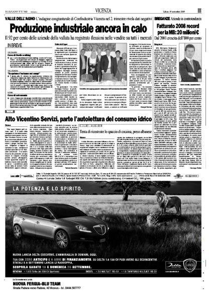  - Fatturato 2008: record per la MB: 20MILIONI €