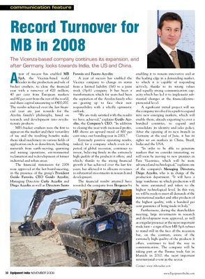 Record Turnover for MB in 2008