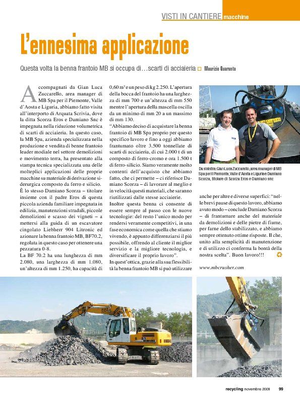  - L’ennesima applicazione