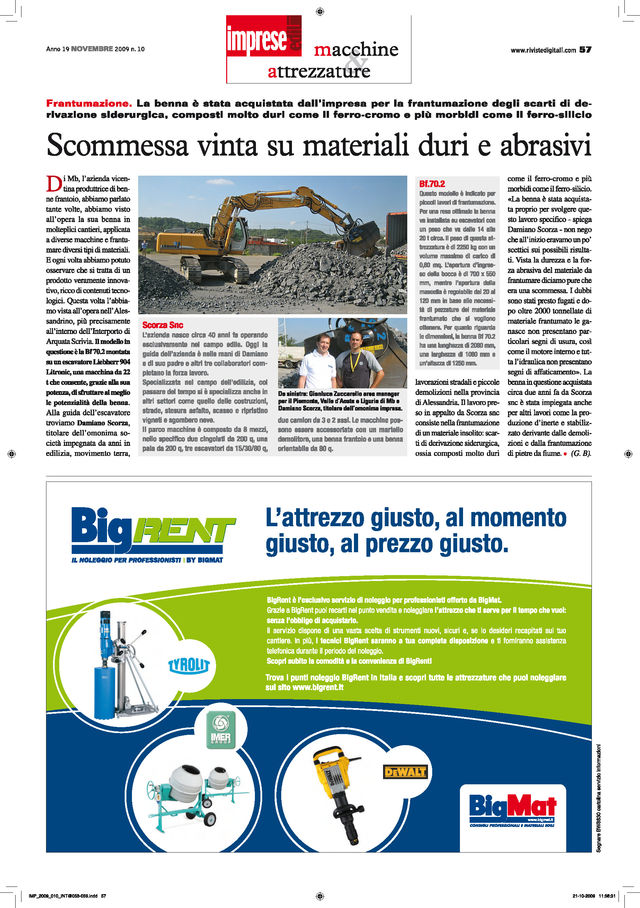  - Scommessa vinta su materiali duri e abrasivi