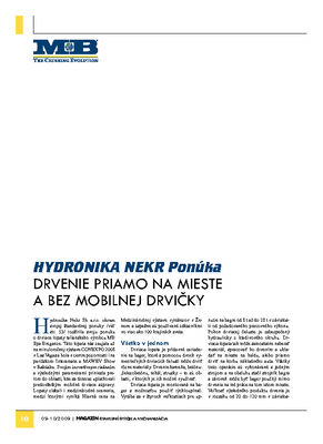 HYDRONIKA NEKR Ponúka