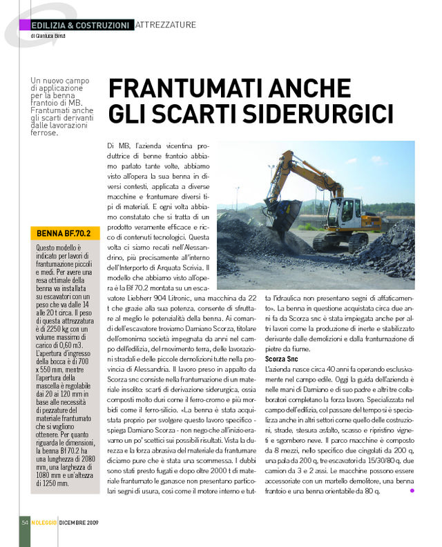  - Frantumati anche gli scarti siderurgici 