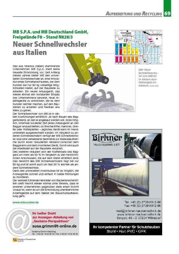  - Neuer Schnellwechsler aus Italien