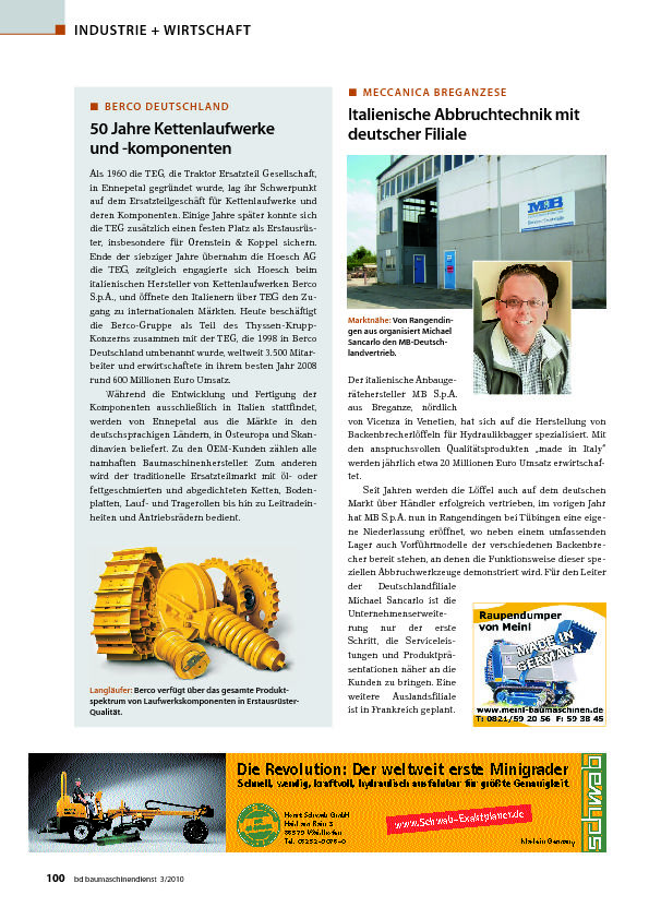  - Italienische Abbruchtechnik mit deutscher Filiale