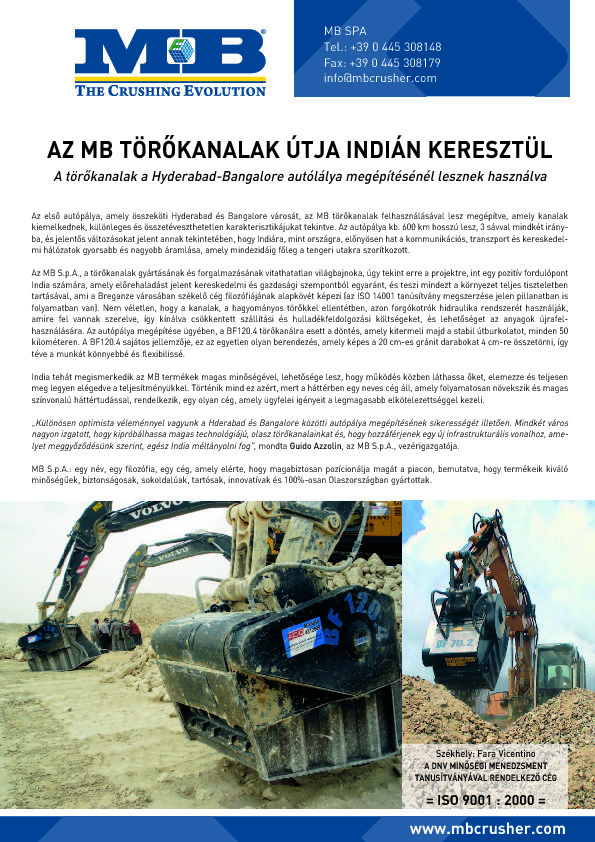  - AZ MB TÖRÔKANALAK ÚTJA INDIÁN KERESZTÜL
