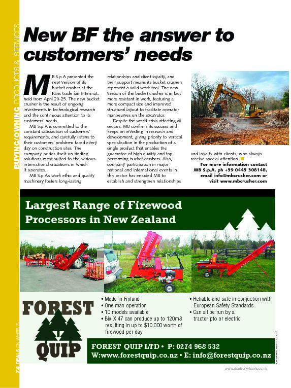  - New BF the answer to customers’ needs