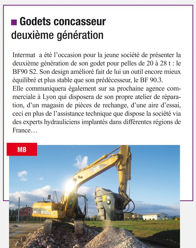  - Godets Concasseur deuxième génération