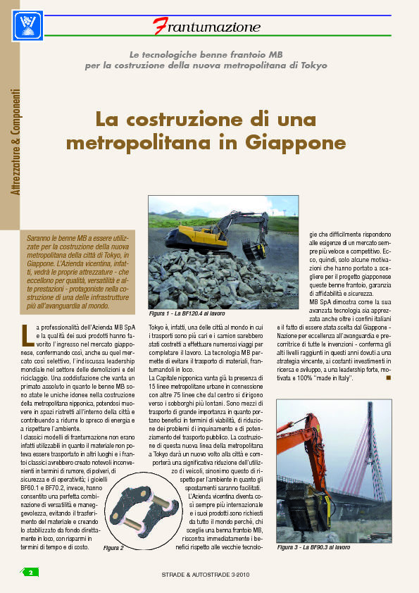  - La costruzione di una metropolitana in Giappone