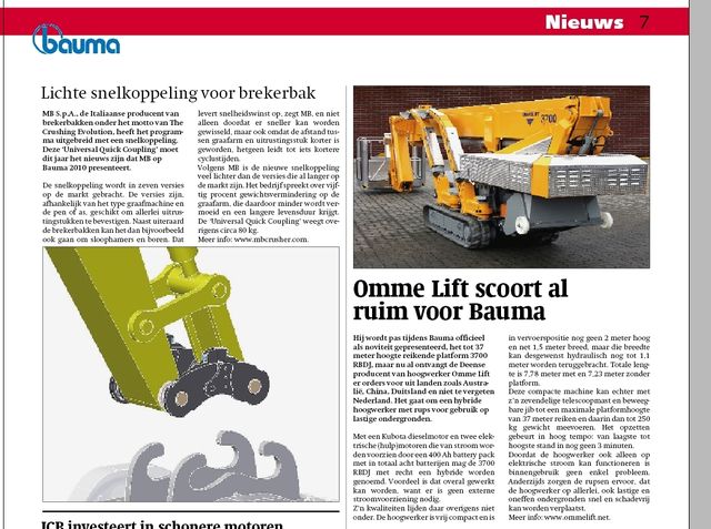  - Lichte snelkoppeling voor brekerbak