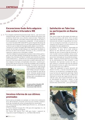 Excavaciones Guda Ávila adquiere una cuchara trituradora MB