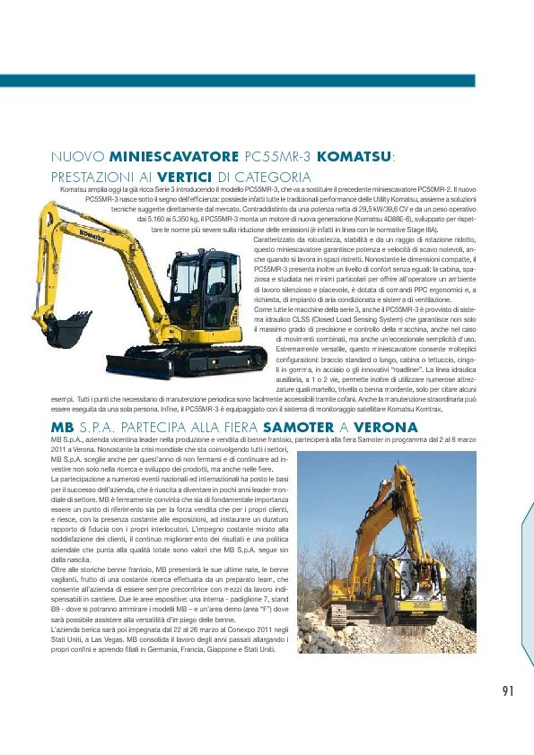  - MB Crusher partecipa alla fiera Samoter di Verona