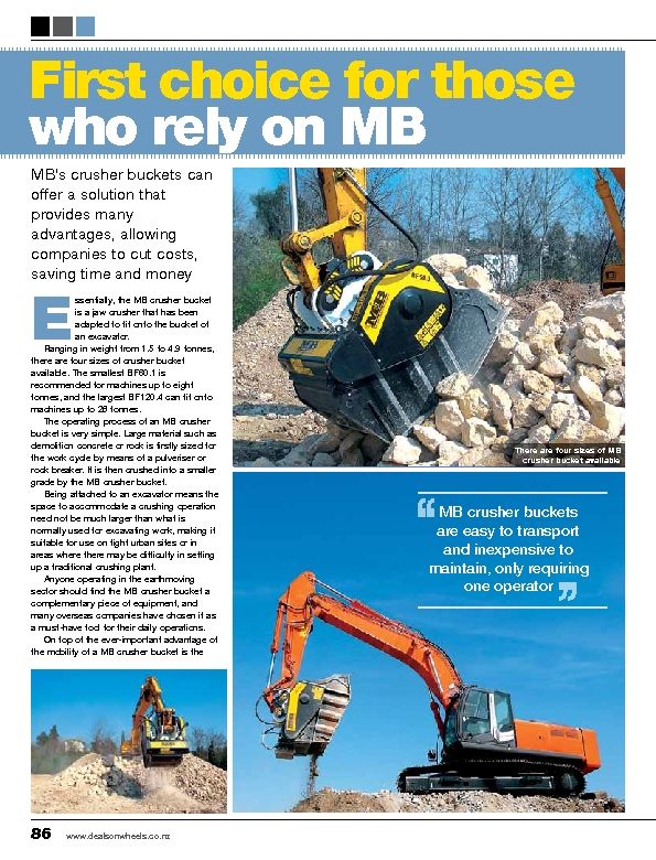  - First choice for those who rely on MB