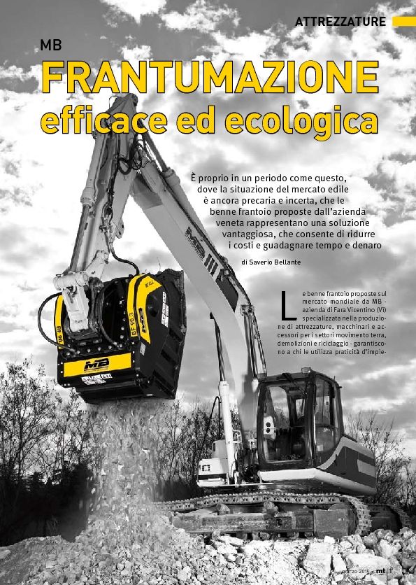  - La frantumazione efficace ed ecologica