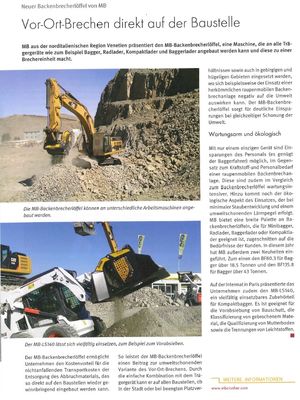 VOR-ORT-BRECHEN DIREKT AUF DER BAUSTELLE