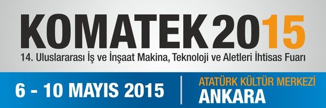  - MB SpA Komatek 2015, Ankara 14. baskısı katılacak