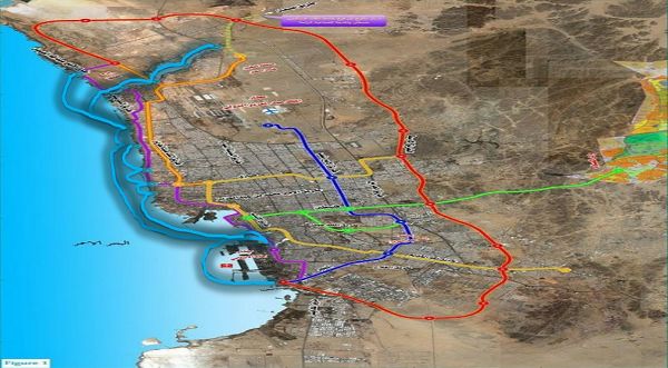 Jeddah Metro Construction Maps