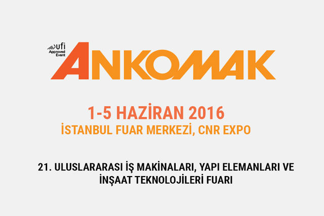  - June 2016: MB Crusher will attend ANKOMAK 2016, Istanbul - Turkey