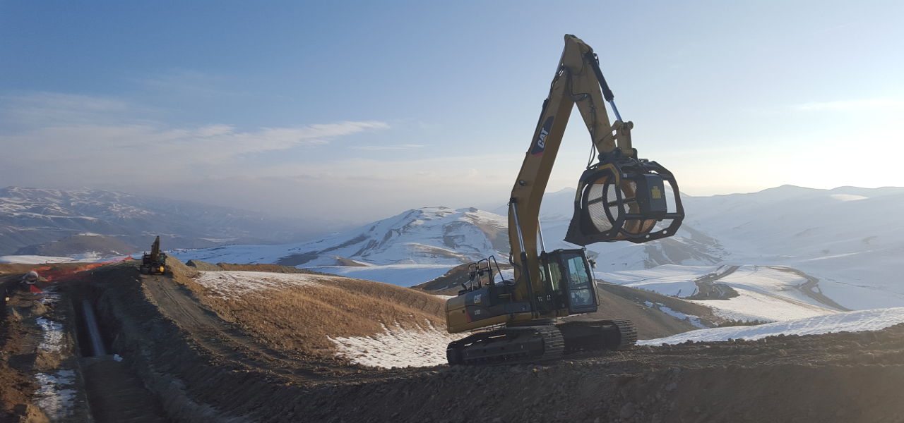 MB Crusher Sieblöffel - Pipelinebau