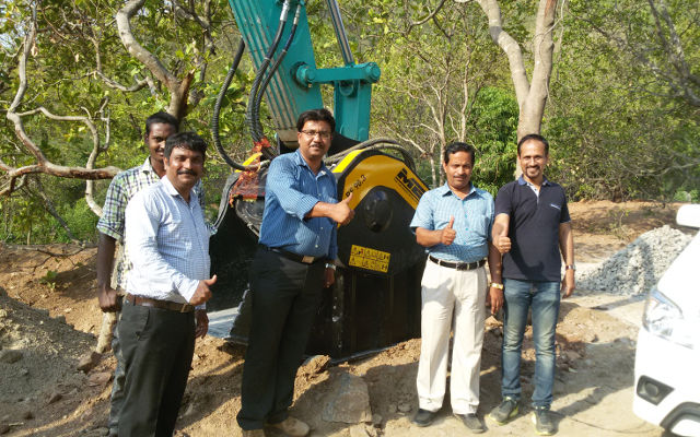 MB Crushers for excavators aids the PMGSY Rural Roads Project