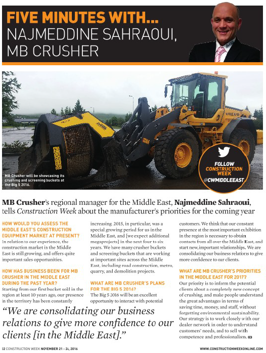  - FIVE MINUTERS WITH... Najmeddine Sahraoui, MB Crusher