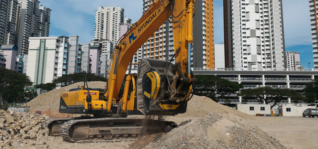 Los productos de MB Crusher componen una solución para todo tipo de obras urbanas.