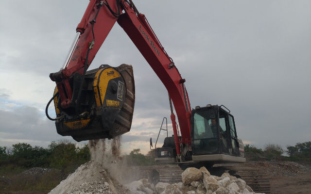 MB Crusher para la trituración del yeso en America del Sur