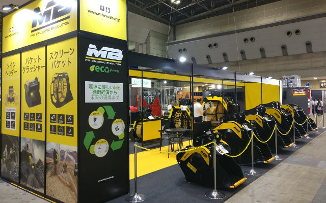 MB Crusher at N-Expo 2019 in Tokyo Big-Sight