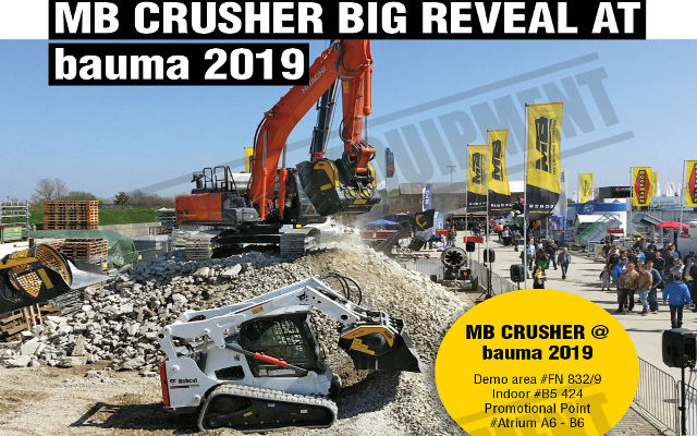  - MB Crusher big reveal at Bauma 2019