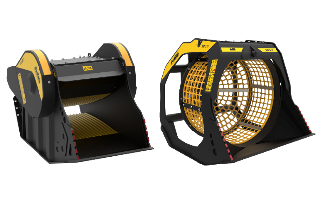 MB Crusher screening and crusher buckets transform recycled aggregate into profit.