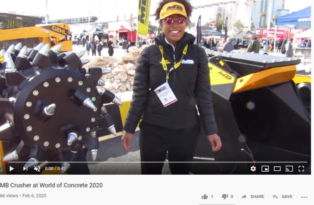  - MB Crusher at World of Concrete 2020