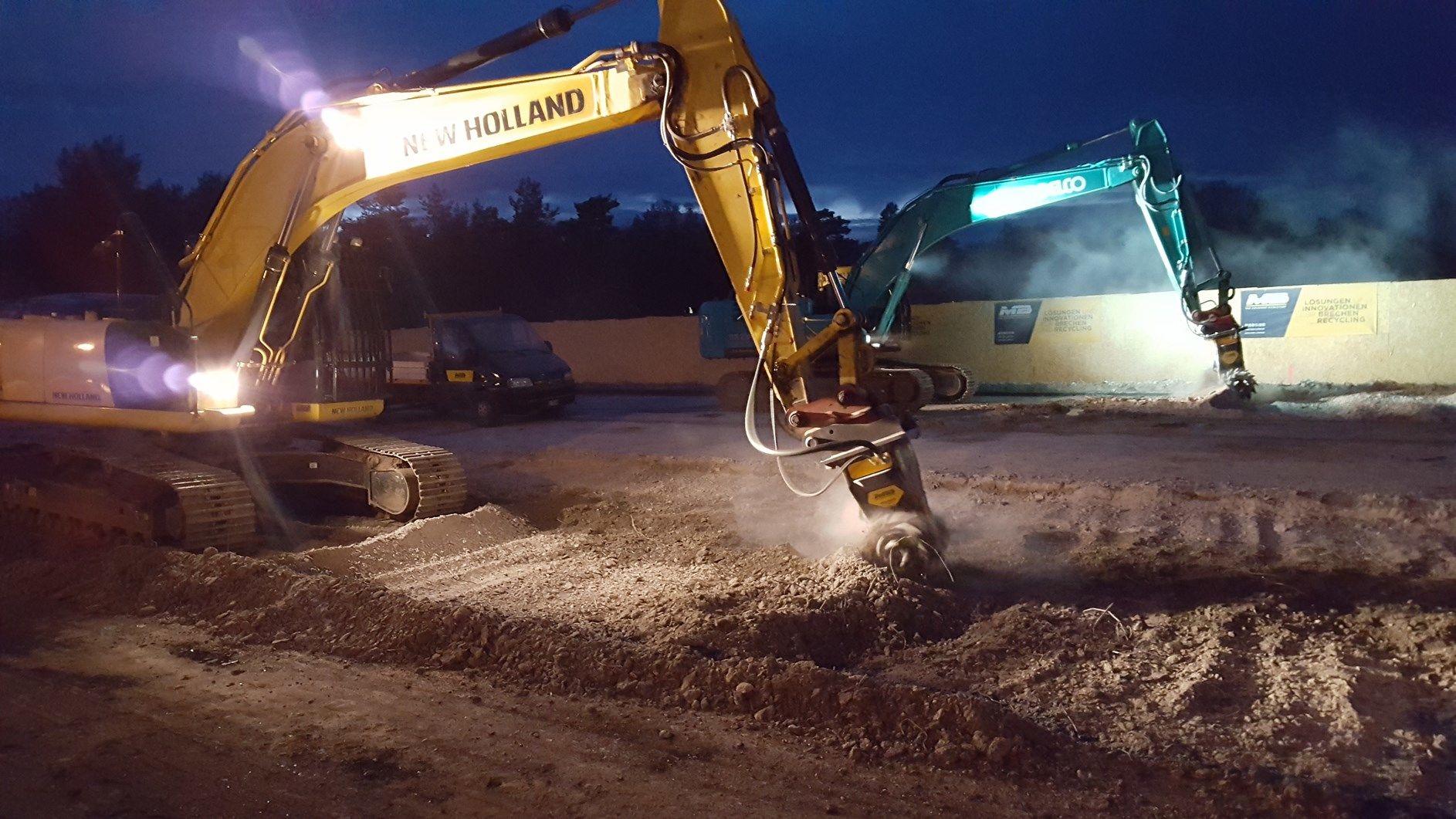 Fresa MB Crusher per i lavori su ponti e strade trafficate