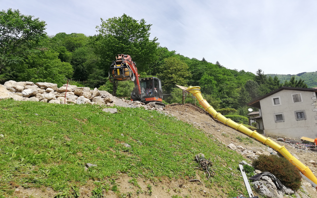 recupero del materiale in cantiere
