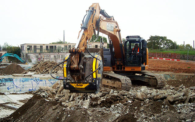 MB CRUSHER au service de la requalification urbaine à Nevers