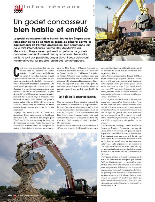  - Un godet concasseur bien habile et enrôlé
