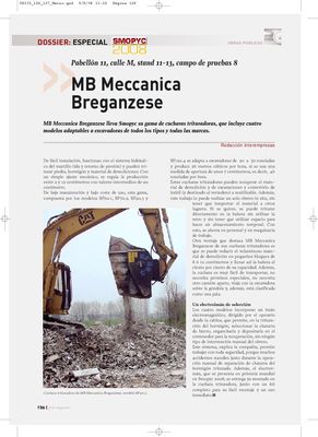 DOSSIER: Especial SMOPYC 2008 - MB Meccanica Breganzese